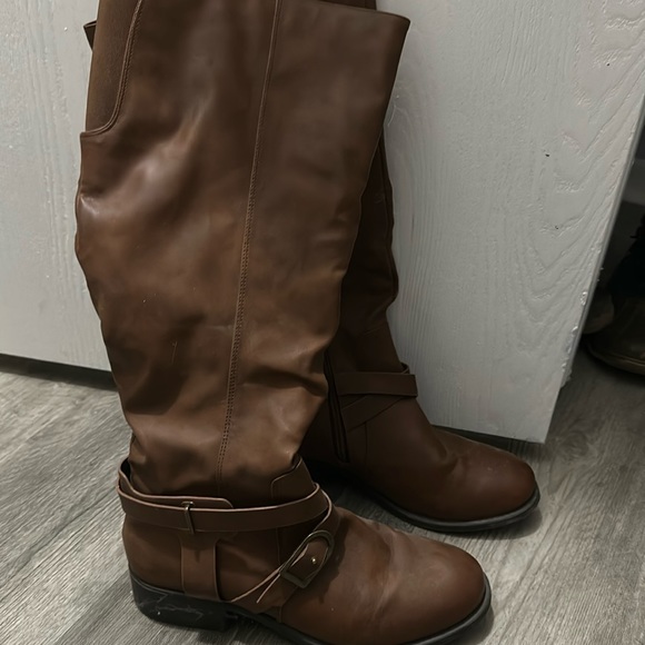 Brown calf boots - Picture 1 of 1